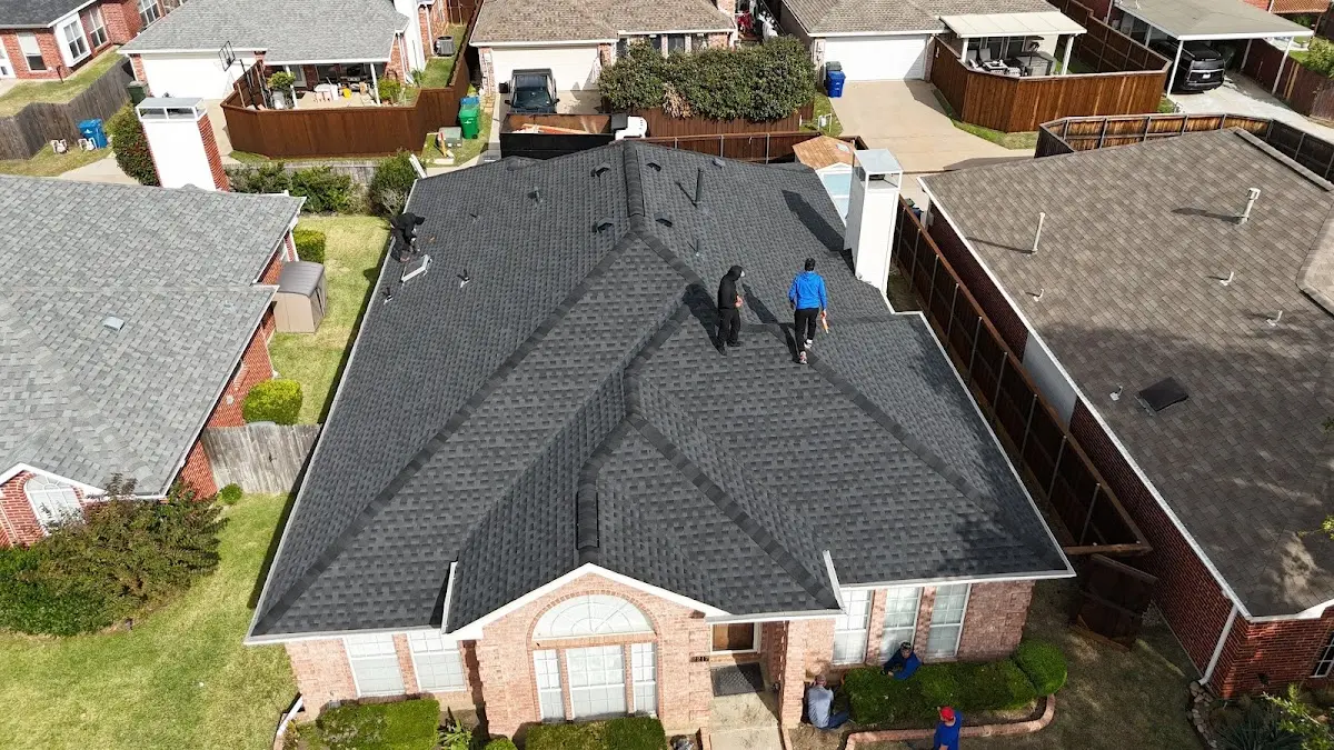 Slate & Tile Roof Repair work in progress on a Grafton property